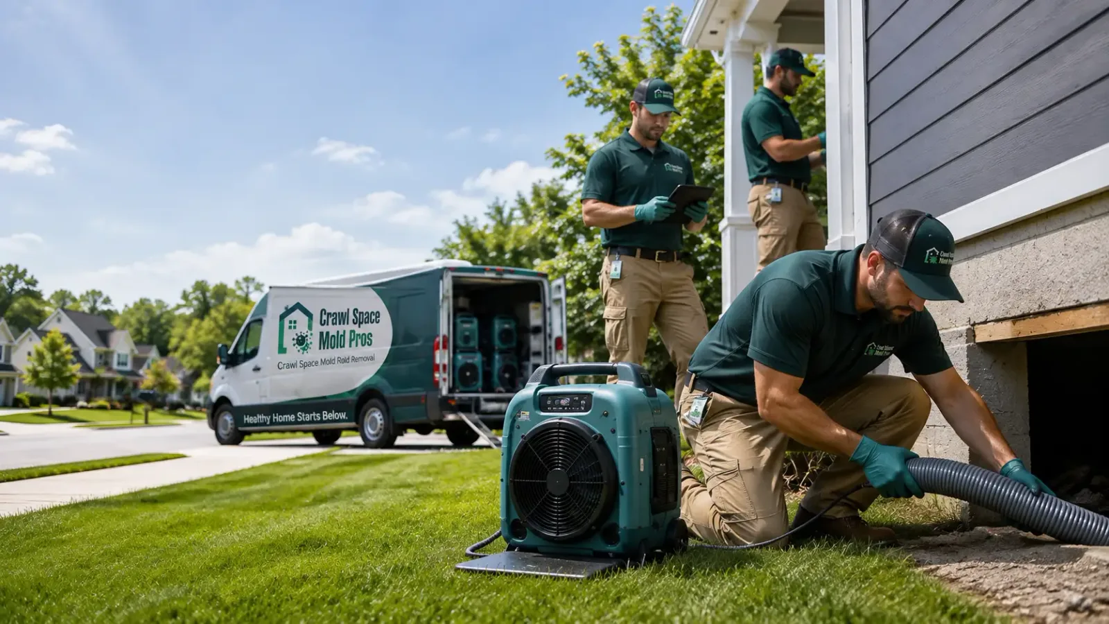 Crawl Space Mold Removal in Wood, SD